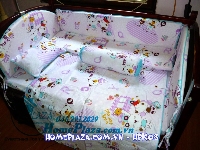 Chăn ga gối quây cũi - giường cũi trẻ em - HPK08